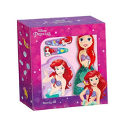 Disney Princess Ariel Bath Bag with Figure Gel Shampoo 2-in-1, Bath Sponge, and 2 Decorated Hair Clips