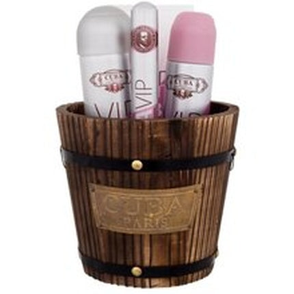 Cuba Vip Gift Set Eau De Parfum 100 Ml Eau De Parfum 35 Ml Body Spray 200 Ml And Body Lotion 200 Ml