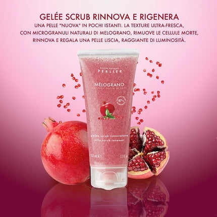 Perlier Pomegranate Jelly Scrub Renewer 100ml 3.3 Fl Oz