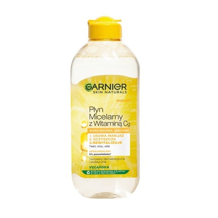 Garnier Skin Naturals Micellar Water With Vitamin Cg For Oily And Tired Skin 400ml