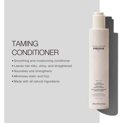 Previa Smoothing Organic Almond & Linseed Oil Taming Sleek Hair Conditioner 200ml