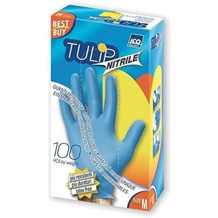 Guanti 100 Pcs Blue Tulip Nitrile Gloves L