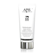 Apis Professional Detox Gel Mask - Detoxifying Gel Mask With Bamboo Charcoal And Ionized Silver, 200ml