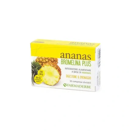 Farmaderbe Ananas Bromelina Plus - 30 Tablets