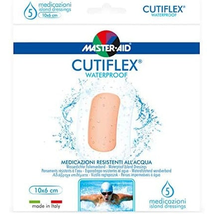 Sterile Waterproof Transparent Adhesive Dressing Cutiflex 10x6mm