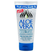 Fruit Of The Earth 100% Aloe Vera Gel 170g Tube for Sunburn and Dry Irritated Skin