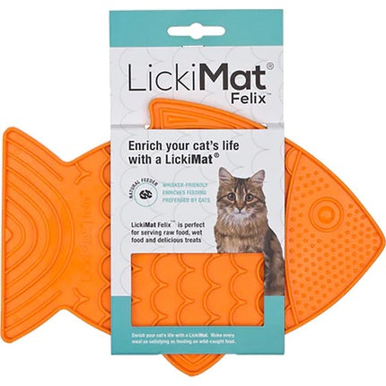 Lickimat Cat Felix Orange 22 X 16 Cm