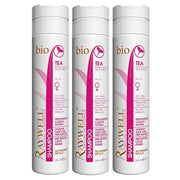 Woman Hair Loss Prevention Bio Tea Raywell Shampoo 250ml - Pack of 3