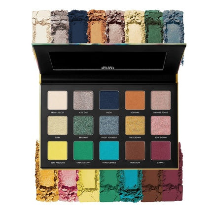 Milani Gilded Jewel Eyeshadow Palette 15 Hyper-Pigmented Eye Shadows