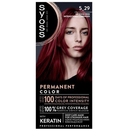 Syoss Permanent Hair Color 5-29 Intense Red
