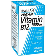 HealthAid Vitamin B12 1000ug Prolong Release 50 Tablets
