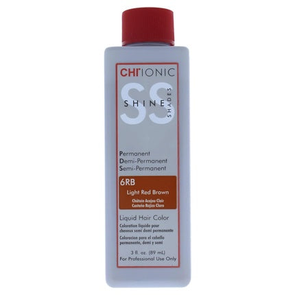 CHI Ionic Shine Shades Liquid Hair Color 6RB Light Red Brown 3 Ounce