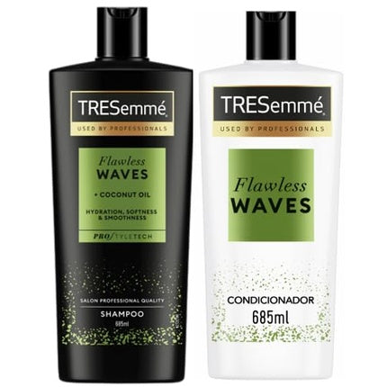 Tresemme Flawless Waves Pro Collection Shampoo and Conditioner Set 685ml