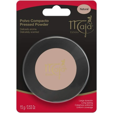 Natural Maja Pressed Powder Delicately Scented with Mirror