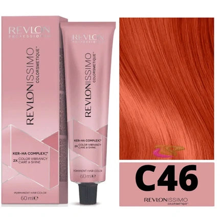 Revlon Revlonissimo Cromatics C46tangerine Red 60ml Hair Color