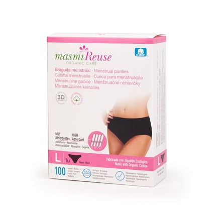 Masmi Organic Cotton Menstrual Brief Size L