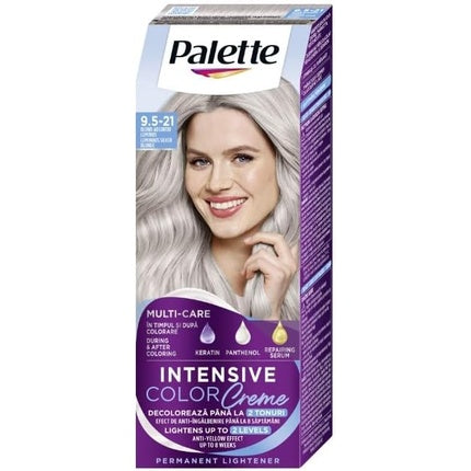 Palette Intensive Color Creme 9.5-21 Luminous Silver Blonde Permanent Hair Dye