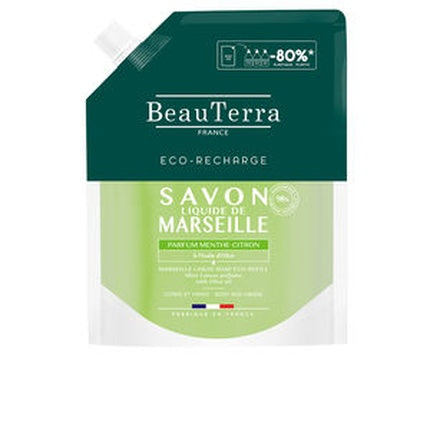 Marseille Mint-Lemon Soap Refill 900 Ml