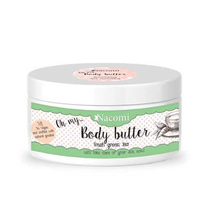 Nacomi Body Butter Shea Butter With Argan Oil Green Tea 100ml