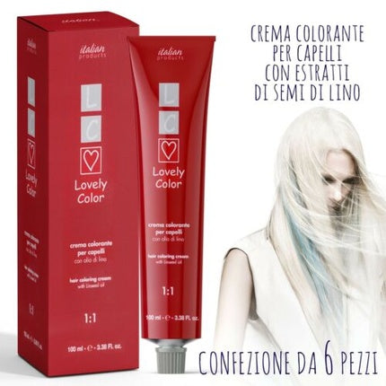 Lovely Color Permanent Hair Dye Kit 6x100ml
