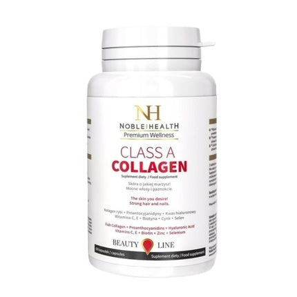 Noble Health Class A Collagen Natural Fish Collagen Dietary Supplement 90 Capsules
