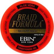 Ebin New York Braid Formula Conditioning Gel Medium Hold 3.53oz