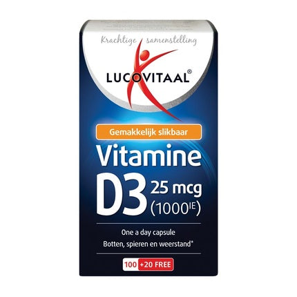 Lucovitaal Vitamin D3 25 Micrograms
