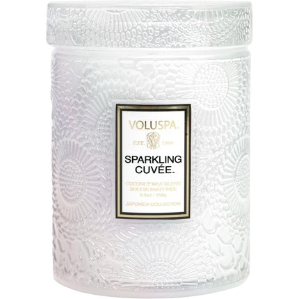 Voluspa Sparkling Cuvee Small Candle Jar 5.5 Oz 50 Hour Burn Time Coconut