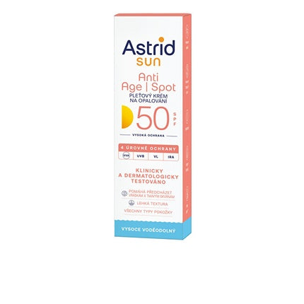 Astrid Sunscreen Spf 50 Anti Age I Spot 50 Ml