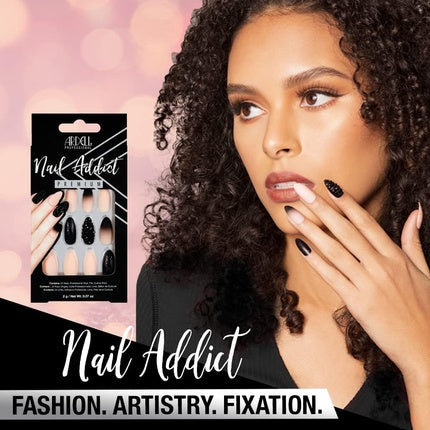Ardell Addict Black Stud & Pink Ombre 1 Unit