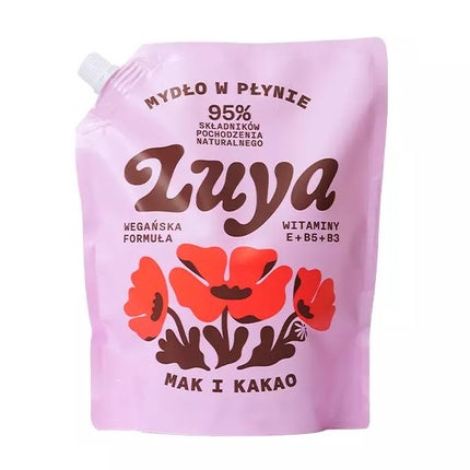 Luya Liquid Hand Soap Poppy And Cocoa Refill 800ml