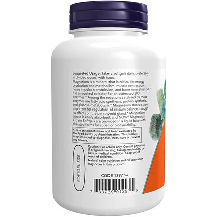 Magnesium Citrate 90 Softgels