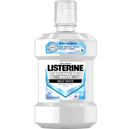 Listerine Advanced White Mild Taste Mouthwash White 1000ml