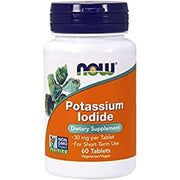 Now Foods Potassium Iodide 30mg 60 Tablets