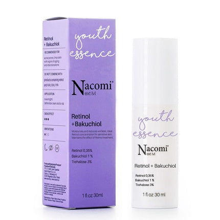 Nacomi Next Level Retinol + Bakuchiol Anti-Aging Face Serum 30ml