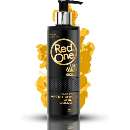 RedOne Aftershave Cream Cologne 400ml Balm Lotion for Men Moisturizing Face Fresh Gold