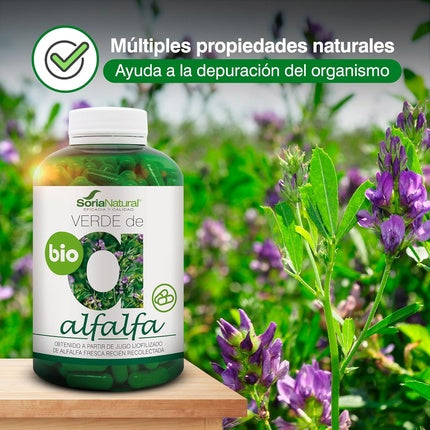Soria Natural Alfalfa Green Rich Source of Vitamins, Minerals, and Chlorophyll