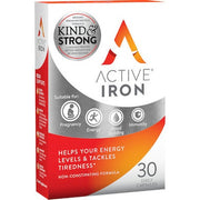 Bionat Active Iron 25mg Dietary Supplement With Active Iron - 30 Capsules
