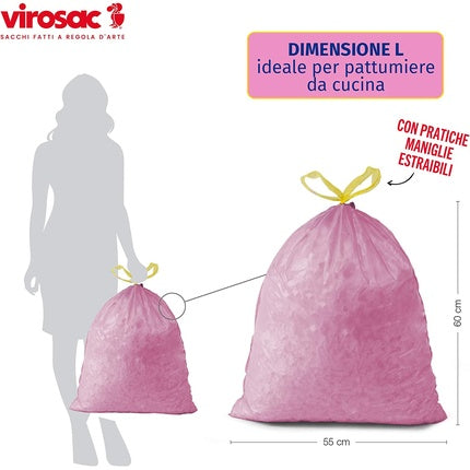 My Drop Shopping Virosac 131903 Bin Bags, Purple, 16 X 5.5 X 5.5 Cm, 15