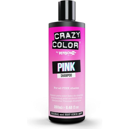Crazy Color Pink Shampoo for All Pink Hair Shades 250ml