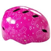 Volare Bike Skate Helmet Pink Queen 915 Authentic Style And Optimal Features For Sporty Skaters Head Circumference 5557 Cm Tv Certified
