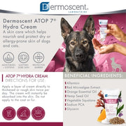 Atop 7 Hydra Cream Soothing Moisturizer and Protection for Dogs