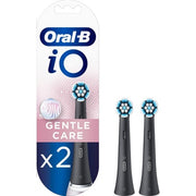 Oral B Io Gentle Care Black Replacement Heads 2 Count
