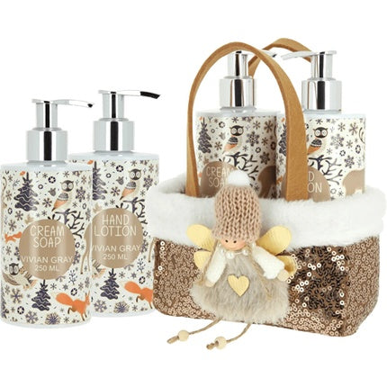Vivian Gray Bronze Fairy Hand Care Cosmetic Set - Cream Soap And Hand Lotion
