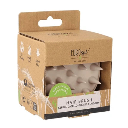 Eurostil Eurostil Hair Massaging Brush Rubber 1 Unit