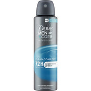 Dove Men Care Advanced Clean Comfort Antiperspirant Spray 150 Ml