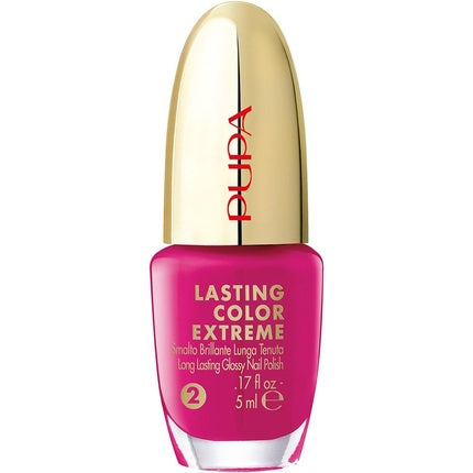 Puppe Lasting Color Extreme Nail Polish 021 Raspberry 5ml
