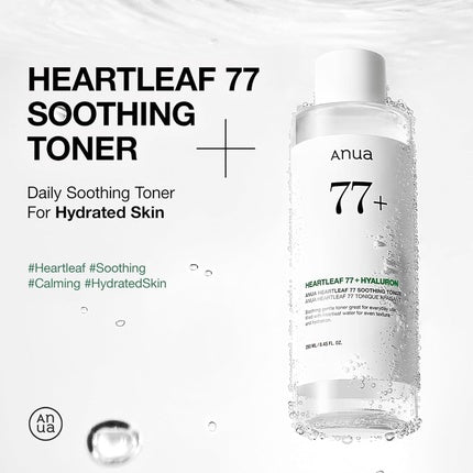 Anua Heartleaf 77 Soothing Toner Moisturizing & Calming Facial Toner