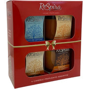 Box of 4 Scented Candles in Small Glass Jar 140g