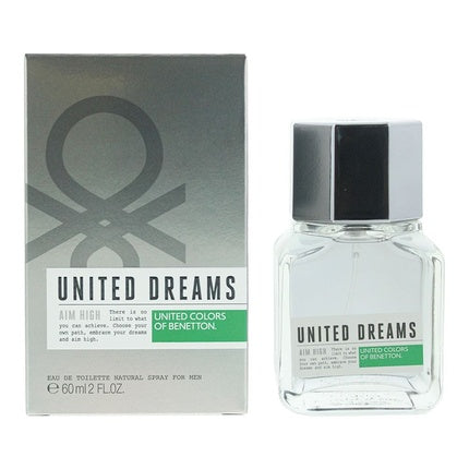 Benetton United Dreams Aim High Eau De Toilette 60ml Men Spray